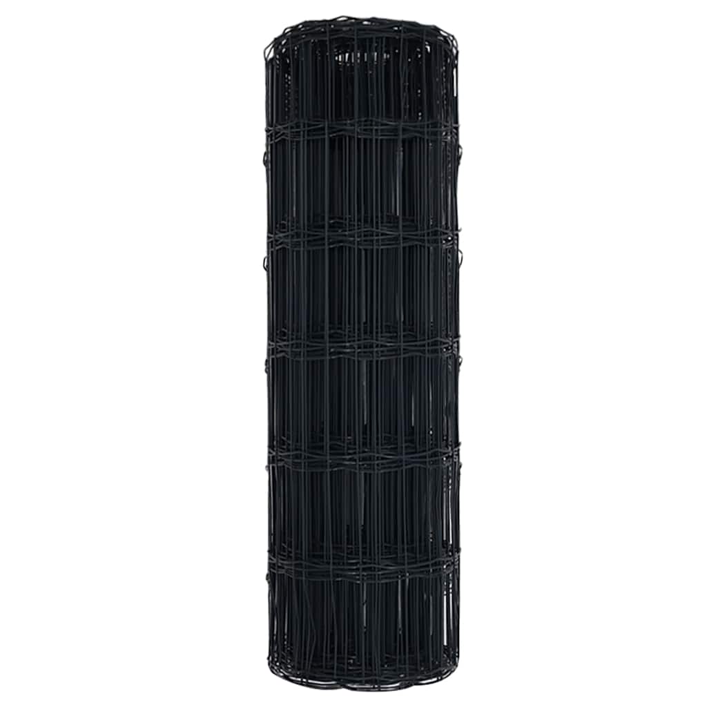 Recinzione Euro Grigio 0.4 x 25 m Ferro Rivestito in PVC