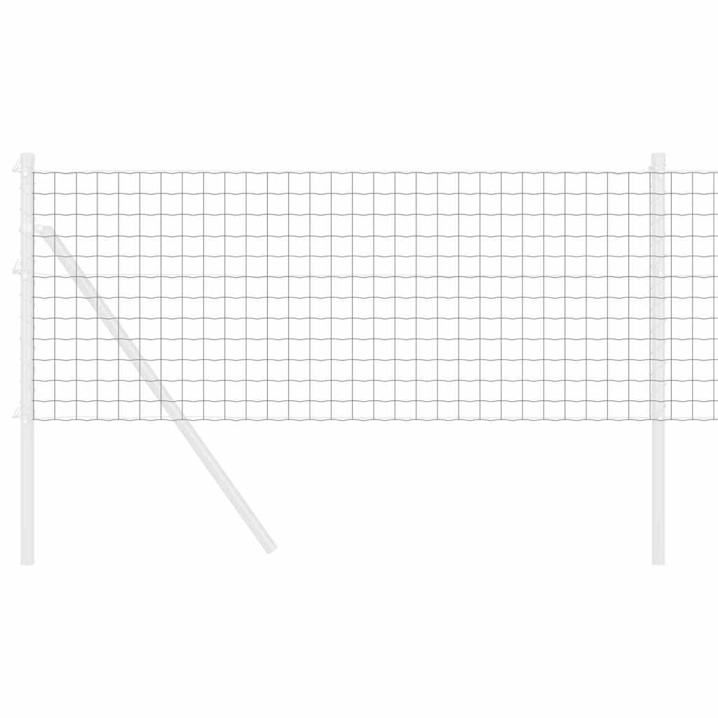 Recinzione Euro Grigio 0,6 x 50 m Ferro rivestito in PVC