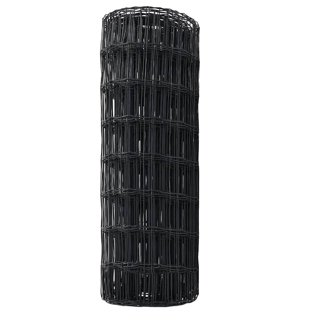 Recinzione Euro Grigio 0,6 x 10 m Ferro rivestito in PVC