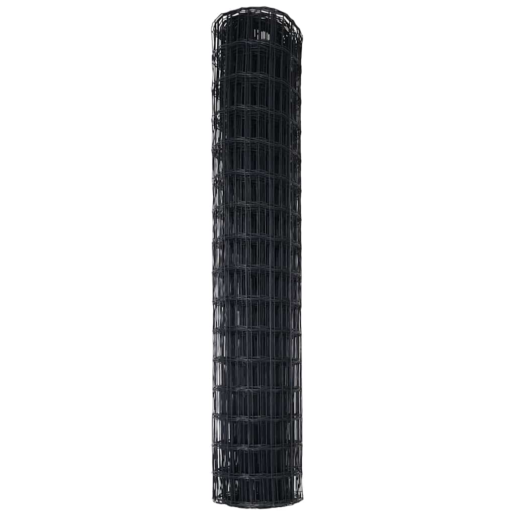 Recinzione Euro Grigio 1,4 x 10 m Ferro rivestito in PVC