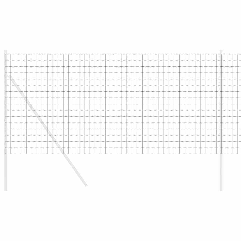 Recinzione Euro Grigio 1,4 x 10 m Ferro rivestito in PVC
