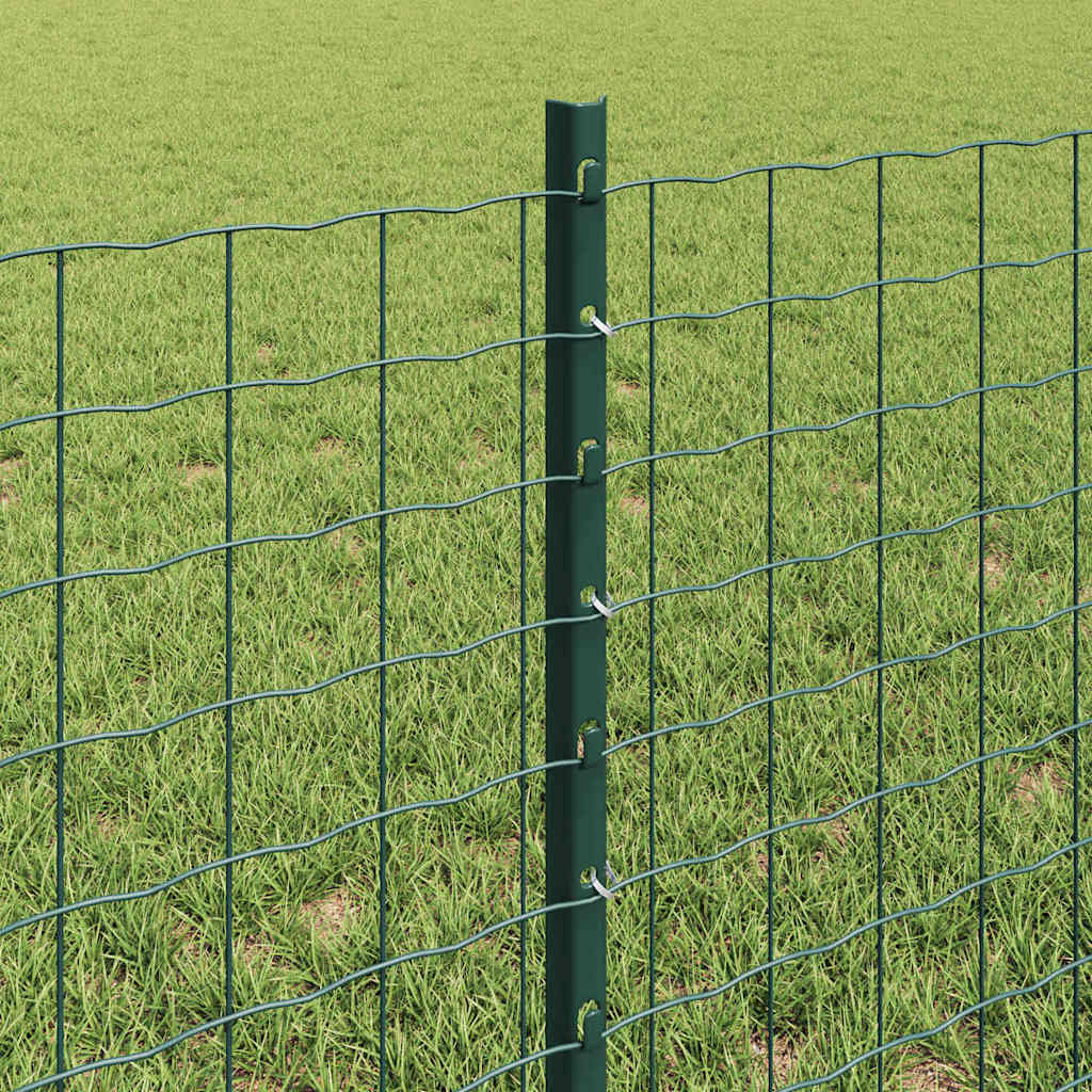 Palo per recinzione interrato 22 pezzi Verde 100 cm