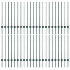 Palo per recinzione interrato 140 cm Verde - Confezione 44 pezzi