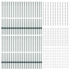 Palo per recinzione interrato 140 cm Verde - Confezione 44 pezzi