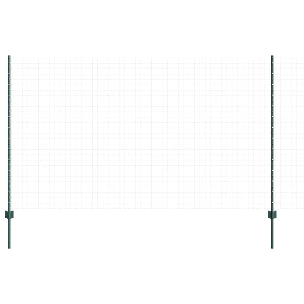 Palo per recinzione interrato 44 pezzi Verde 180 cm