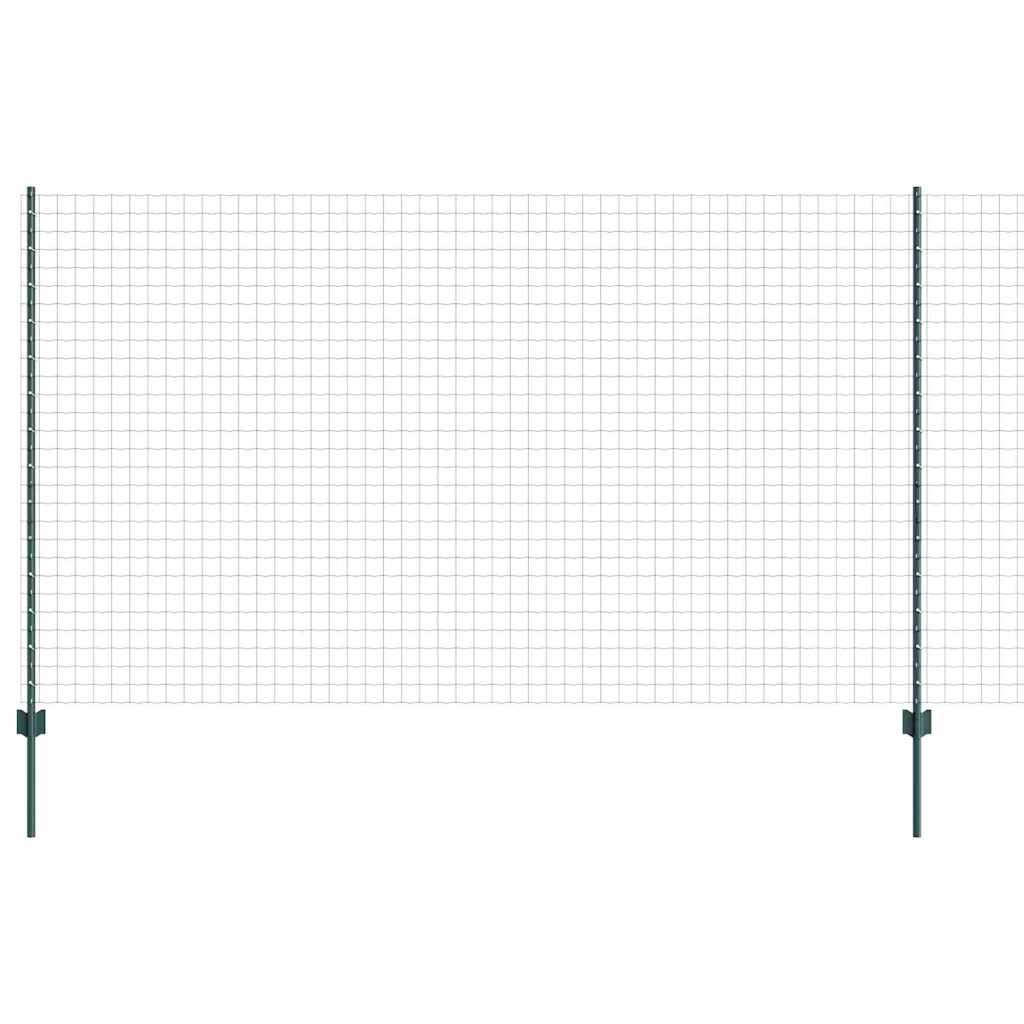 Recinzione in Rete Saldato 10 x 1,4 m - Acciaio Rivestito PVC Verde