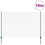 Recinzione in Rete Saldata 10 x 1,6 m - Acciaio Rivestito PVC Verde
