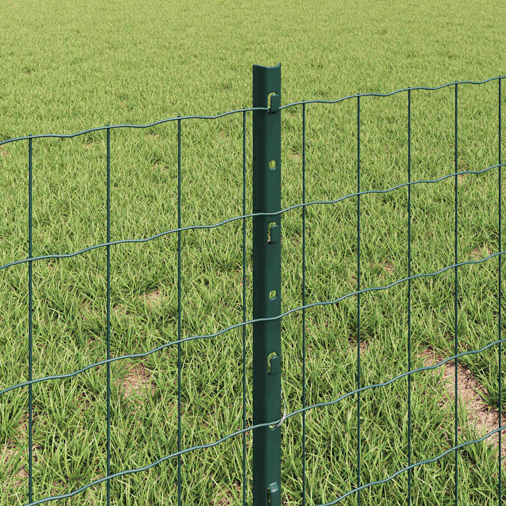 Recinzione in Rete Saldata Acciaio PVC 10 x 0,4 m Verde