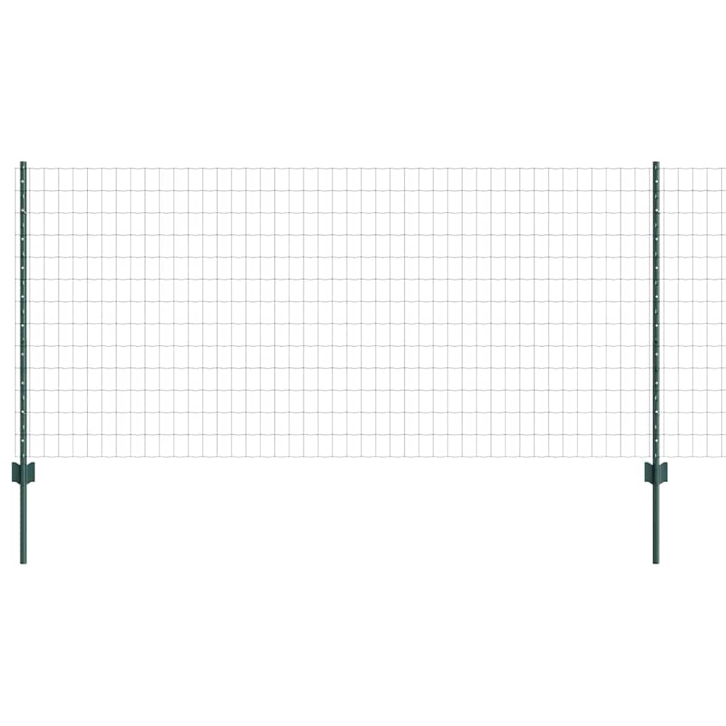 Recinzione in Rete Saldata Acciaio PVC 10 x 1 m - Verde
