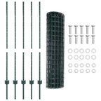 Recinzione in Rete Saldata 10 x 1,2 m - Acciaio Rivestito PVC Verde