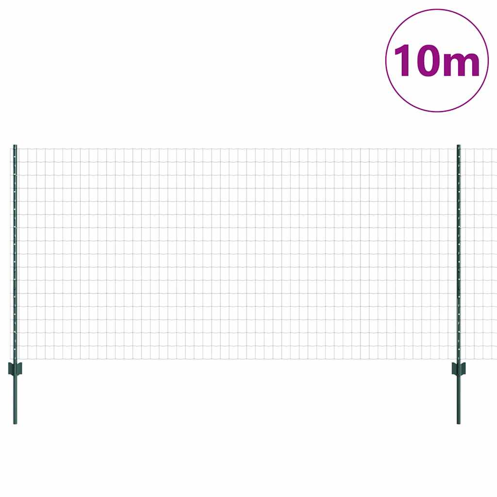 Recinzione in Rete Saldata 10 x 1,2 m - Acciaio Rivestito PVC Verde