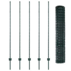 Recinzione in Rete Saldato 10 x 1,5 m - Acciaio Rivestito PVC Verde