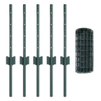 Recinzione in Rete Saldata 10 x 0,4 m - Acciaio Rivestito PVC Verde
