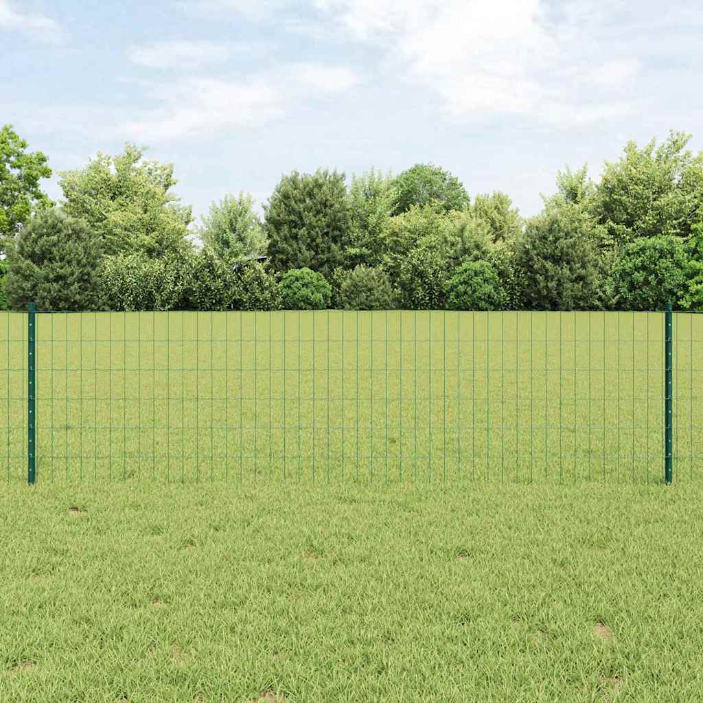 Recinzione in Rete Saldato 10 x 0,6 m - Acciaio Rivestito PVC Verde