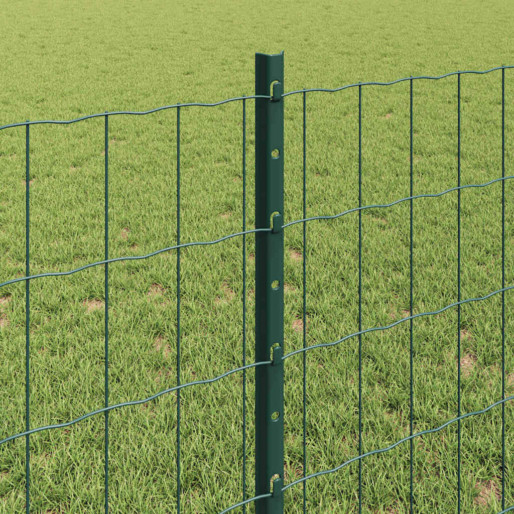Recinzione in Rete Saldato 10 x 0,8 m - Acciaio Rivestito PVC Verde