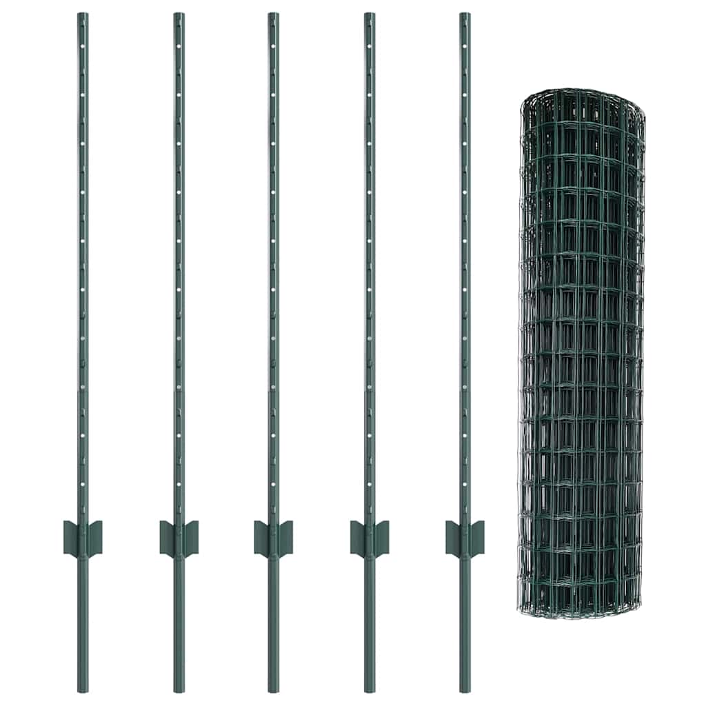Recinzione in Rete Saldata Acciaio PVC 10 x 1 m