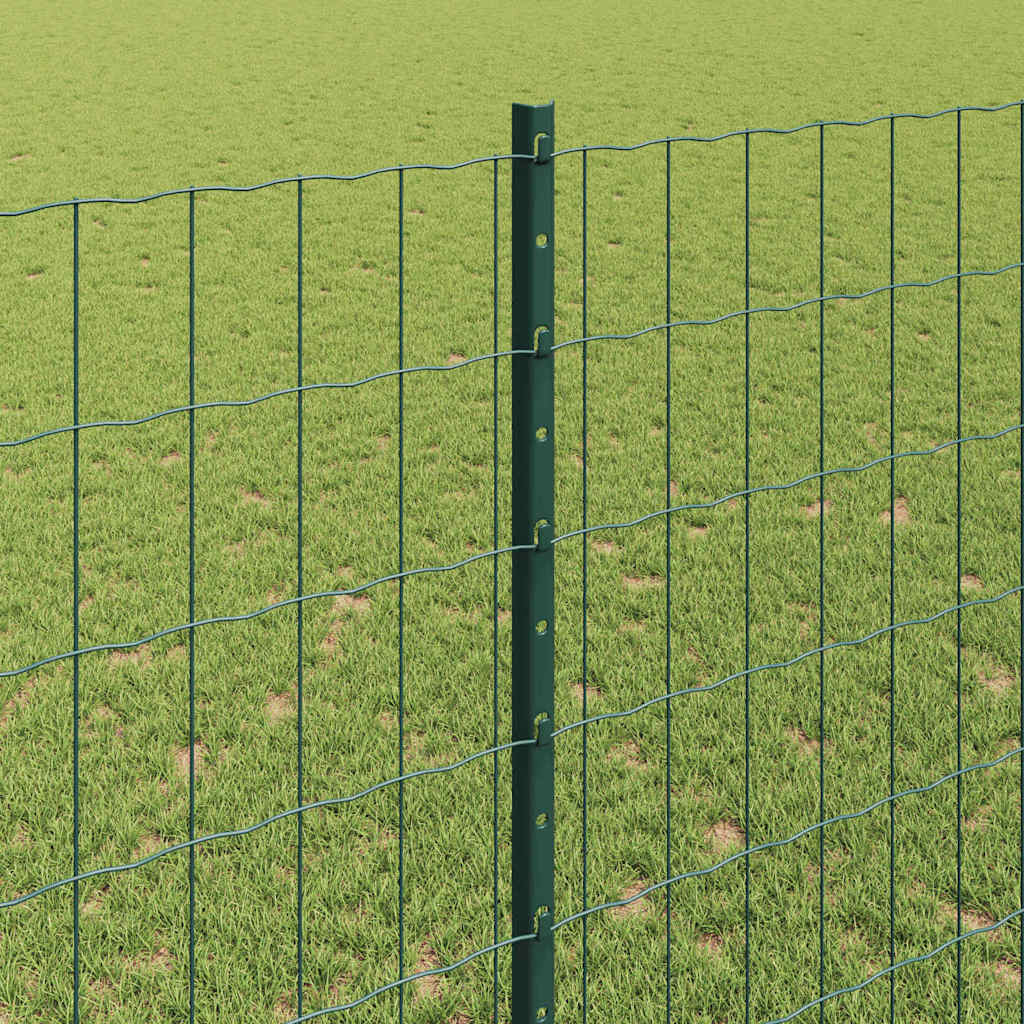 Recinzione in Rete Saldata 10 x 1,4 m - Acciaio Rivestito PVC Verde