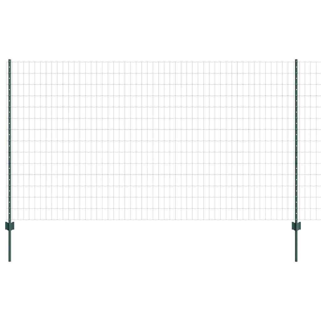 Recinzione in Rete Saldata 10 x 1,4 m - Acciaio Rivestito PVC Verde