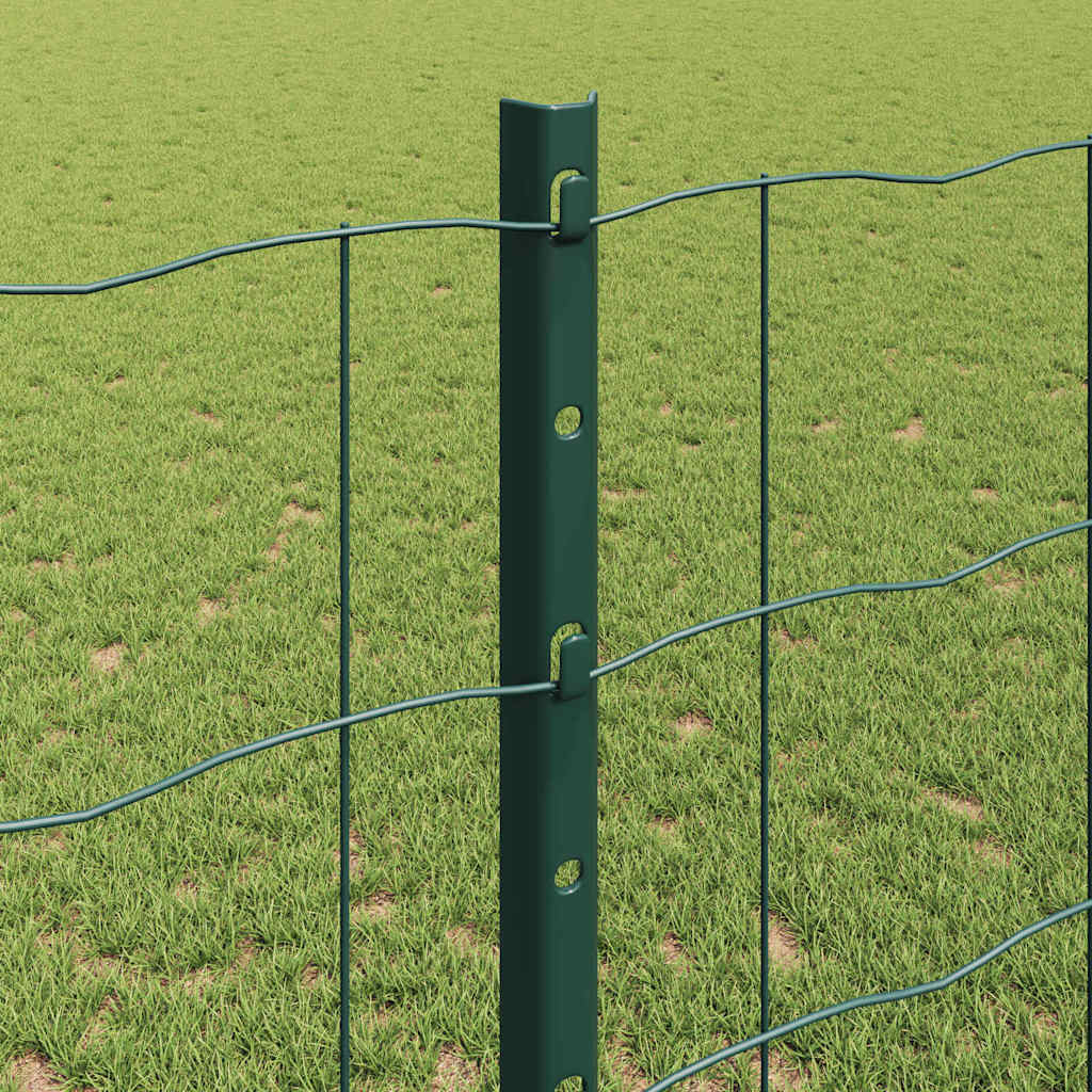 Recinzione in Rete Saldato Acciaio PVC 10 x 1,2 m Verde