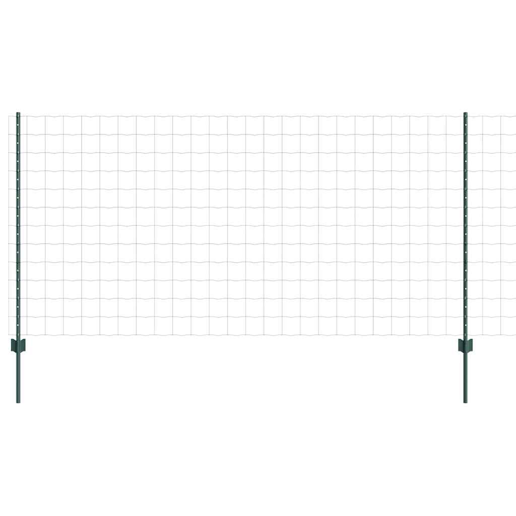 Recinzione in Rete Saldato Acciaio PVC 10 x 1,2 m Verde