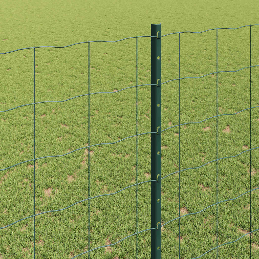 Recinzione in Rete Saldata 10 x 1,4 m - Acciaio PVC Verde