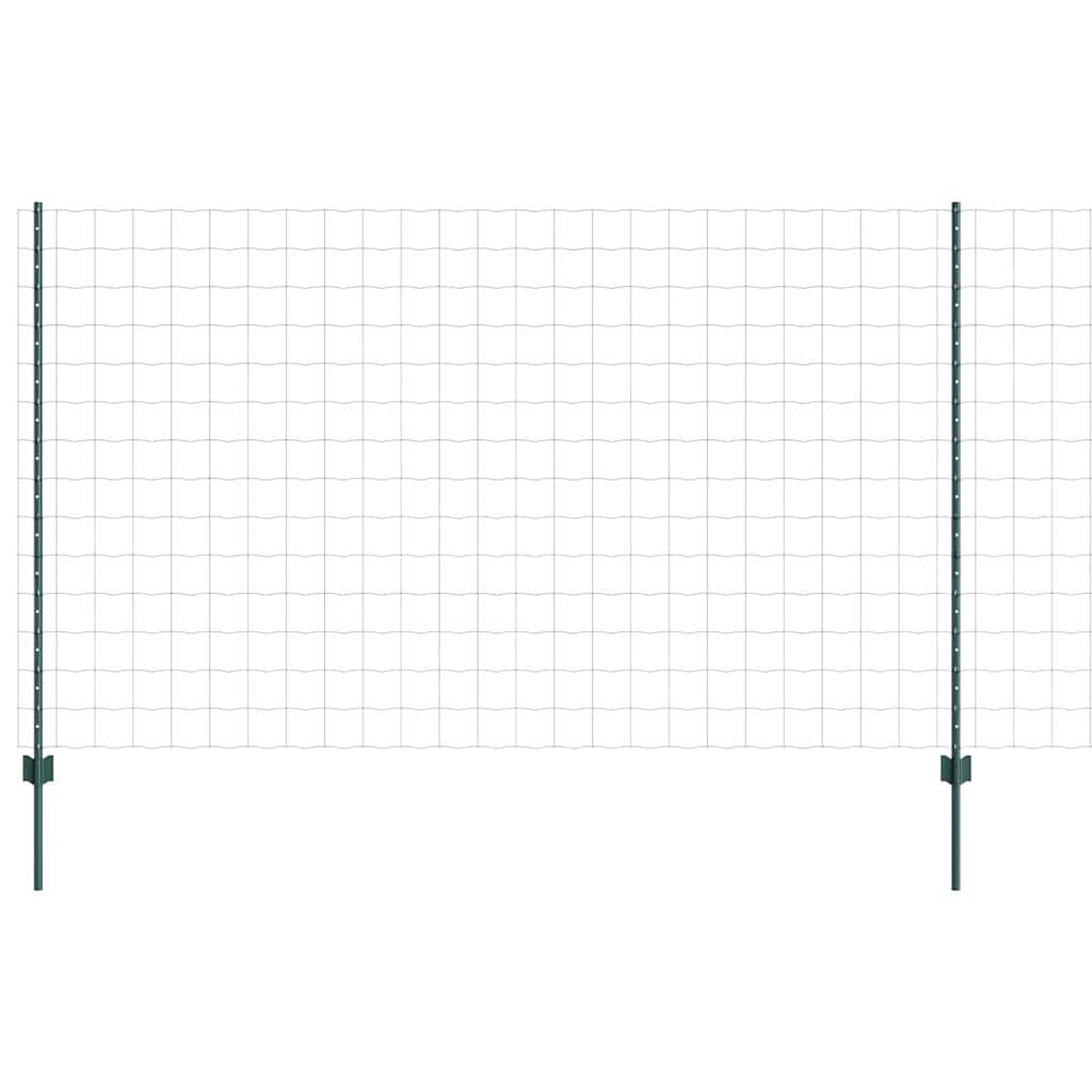 Recinzione in Rete Saldata 10 x 1,4 m - Acciaio PVC Verde