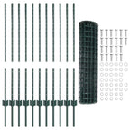 Recinzione in Rete Saldato 25 x 1 m - Acciaio Rivestito PVC Verde