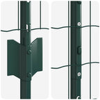 Recinzione in Rete Saldato 25 x 1,2 m - Acciaio Rivestito PVC Verde