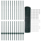 Recinzione in Rete Saldato 25 x 1,2 m - Acciaio Rivestito PVC Verde