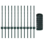 Recinzione in Rete Saldata 25 x 0,6 m - Acciaio Rivestito PVC Verde