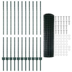 Recinzione in Rete Saldato Acciaio PVC 25 x 1,2 m