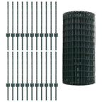 Recinzione in Rete Saldata 50 x 0,6 m - Acciaio Rivestito PVC Verde