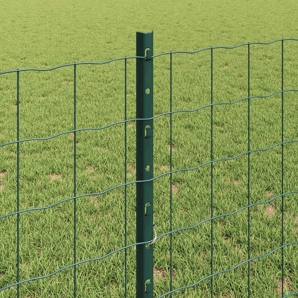 Recinzione in Rete Saldato 10 x 0,8 m - Acciaio Rivestito PVC Verde