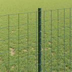 Recinzione in Rete Saldata Acciaio PVC Verde 10 x 1 m