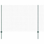 Recinzione in Rete Saldato Acciaio PVC Verde 10 x 1,5 m