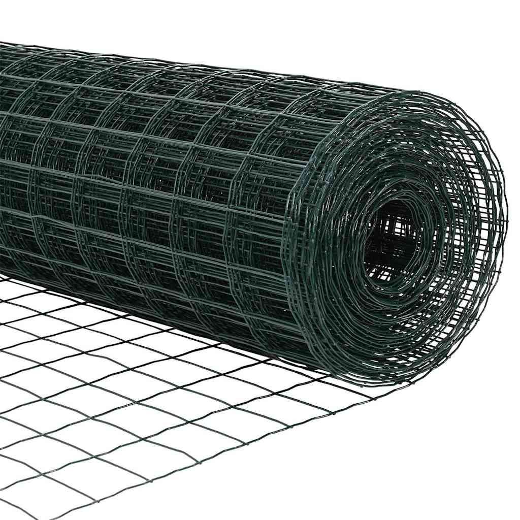 Recinzione in Rete Saldata 25 x 0,6 m - Acciaio Rivestito PVC Verde