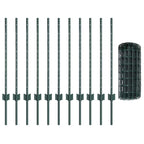 Recinzione in Rete Saldata 25 x 0,8 m - Acciaio Rivestito PVC Verde