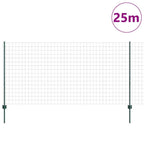 Recinzione in Rete Saldato 25 x 1,2 m Acciaio PVC Verde