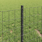 Recinzione in Rete Saldata 10 x 0,4 m - Acciaio Rivestito PVC Grigio