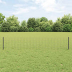 Recinzione in Rete Saldata 10 x 0,4 m - Acciaio Rivestito PVC Grigio