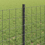 Recinzione in Rete Saldato 10 x 0,6 m - Acciaio PVC Grigio