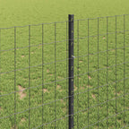 Recinzione in Rete Saldato 10 x 1 m - Acciaio Rivestito PVC Grigio