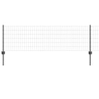 Recinzione in Rete Saldato 10 x 0,6 m - Acciaio Rivestito PVC Grigio
