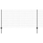 Recinzione in Rete Saldato 10 x 1 m - Acciaio Rivestito PVC Grigio