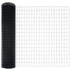 Recinzione in Rete Saldato 10 x 1 m - Acciaio Rivestito PVC Grigio