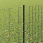 Recinzione in Rete Saldata 10 x 1,5 m - Acciaio PVC Grigio