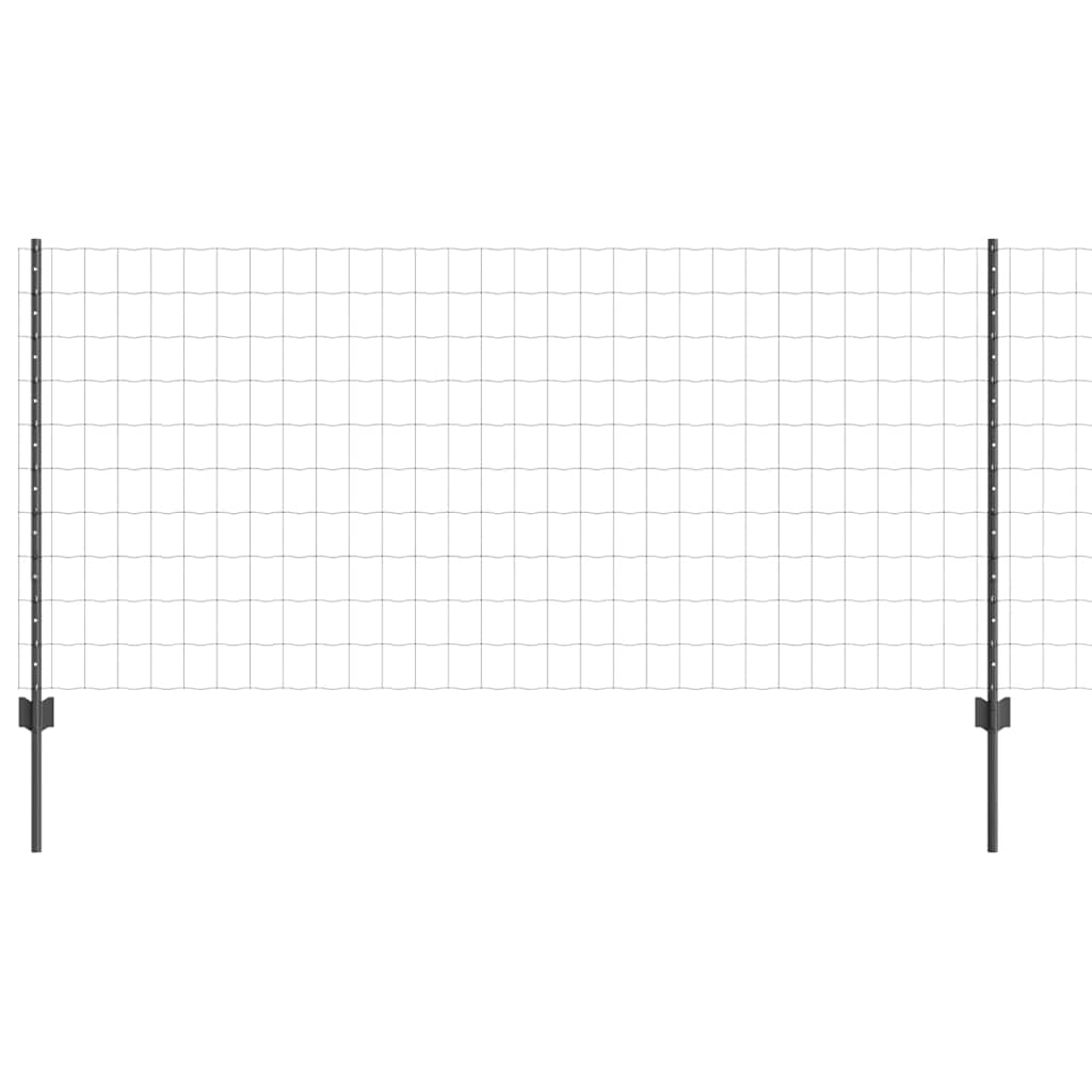 Recinzione in Rete Saldato 10 x 1 m Acciaio Grigio