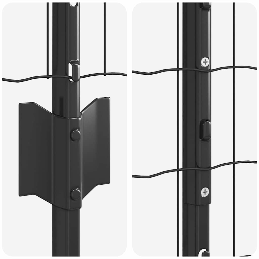 Recinzione in Rete Saldato Acciaio PVC 10 x 1,4 m
