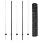 Recinzione in Rete Saldato Acciaio PVC 10 x 1,5 m