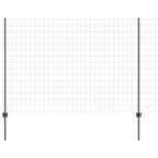Recinzione in Rete Saldato 10 x 1,6 m Acciaio Rivestito PVC Grigio